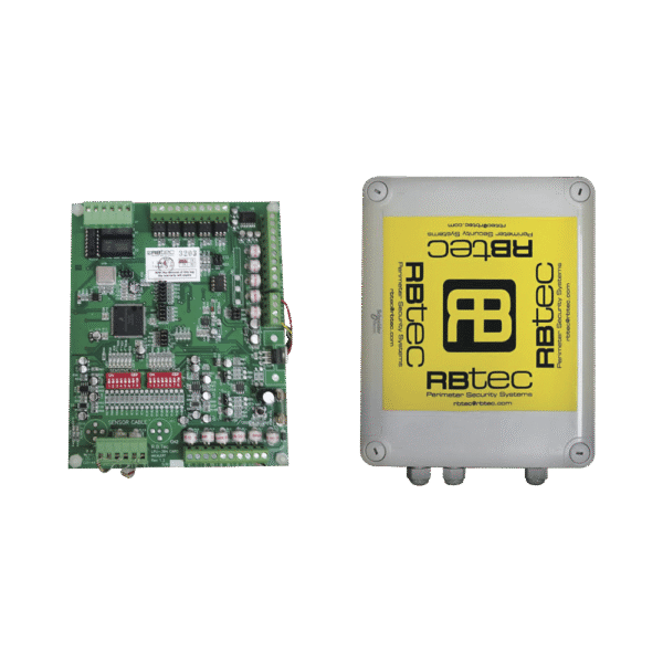 Unidad analizadora para 2 zonas / Cada zona de 305 metros / 2 Salidas de relevador / Con Gabinete JB4