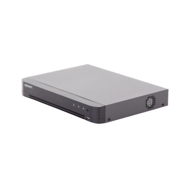DVR 4 Megapixel / 16 Canales TURBOHD + 8 Canales IP / 1 Bahía de Disco Duro / Audio por Coaxitron / Evita Falsas Alarmas / Salida de Video en Full HD