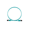 Jumper de Fibra Optica Multimodo 50/125 OM4, LC-LC Duplex, LSZH, Color Aqua, 1 Metro