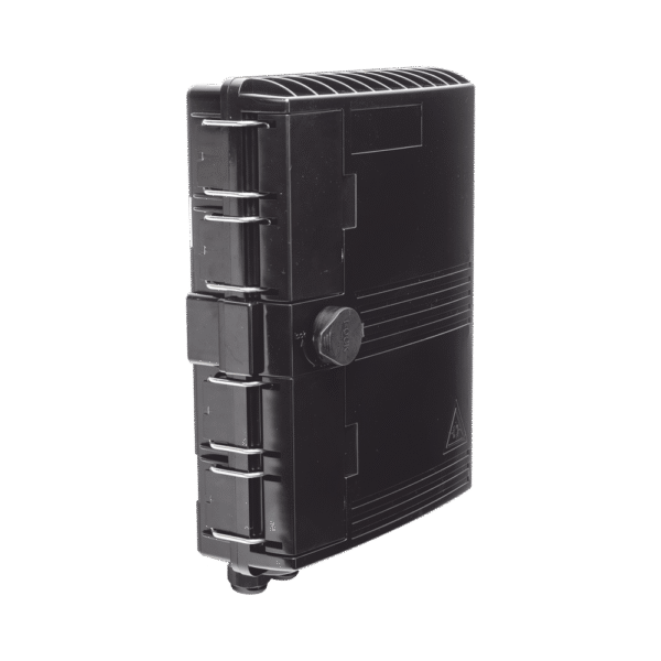 Caja NAP (Network Access Point) Cierre de Empalme para 24 fusiones de fibra óptica, Interior/Exterior, con 16 acopladores SC/APC y splitter 1x16, IP65