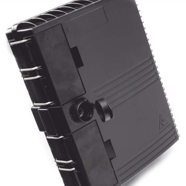 Caja NAP (Network Access Point) Cierre de Empalme para 24 fusiones de fibra óptica, Interior/Exterior, con 8 acopladores SC/APC y splitter 1x8, IP65