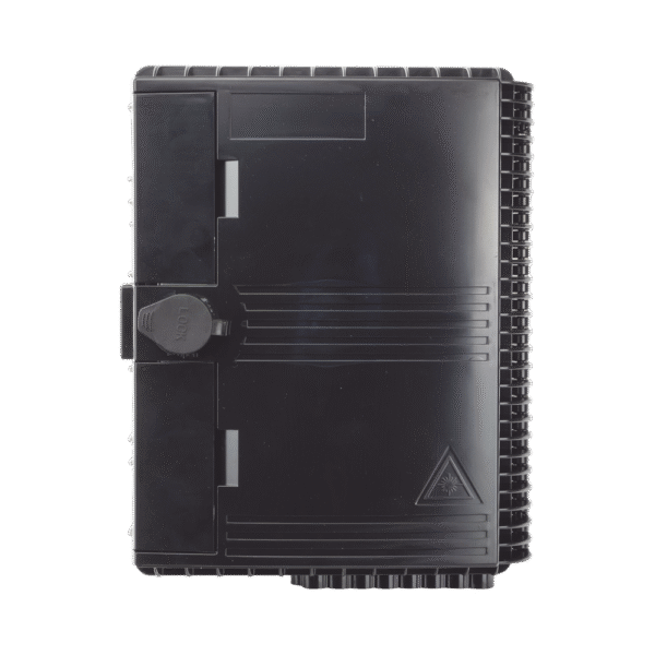 Caja NAP (Network Access Point) Cierre de Empalme para 24 fusiones de fibra óptica, Interior/Exterior, con 8 acopladores SC/APC y splitter 1x8, IP65