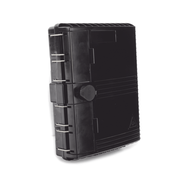 Caja NAP (Network Access Point) Cierre de Empalme para 24 fusiones de fibra óptica, Interior/Exterior, con 8 acopladores SC/APC y splitter 1x8, IP65