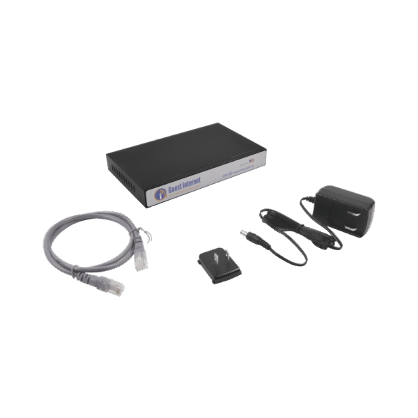 Hotspot para la venta de códigos de Internet, configuración mediante WIZARD, 1 puerto WAN, 4 puertos LAN, Throughput 100 Mbps