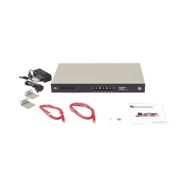 Hotspot con capacidad de hasta 1000 usuarios concurrentes, un Throughput de 300 Mbps y configuración sencilla y rápida