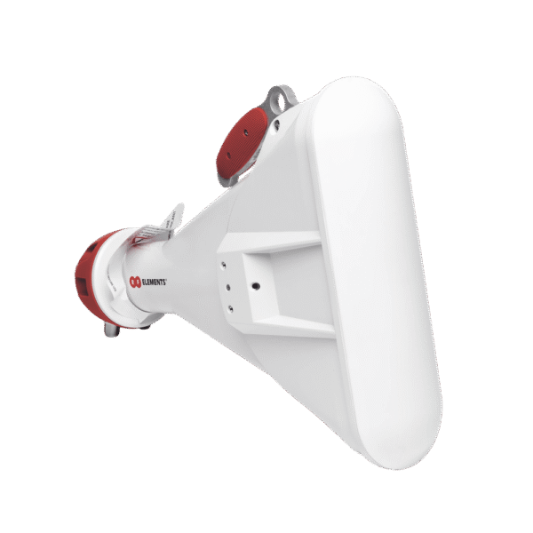 Antena Sectorial Asimétrica Carrier Class apertura 60 grados tipo cuerno 17 dBi 5180-6000 MHz conectores tipo N hembra