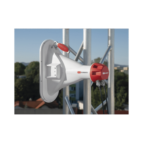 Antena Sectorial Asimétrica Carrier Class apertura 90 grados tipo cuerno 16 dBi 5180-6000 MHz conectores tipo N hembra