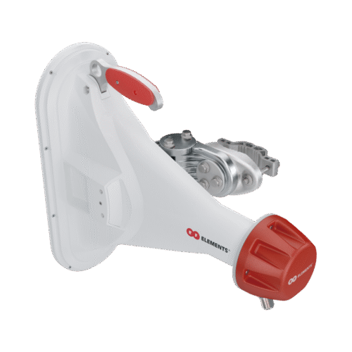 HG3CCA90-l Antena Sectorial Asimétrica Carrier Class apertura 90 grados tipo cuerno 16 dBi 5180-6000 MHz conectores tipo N hembra