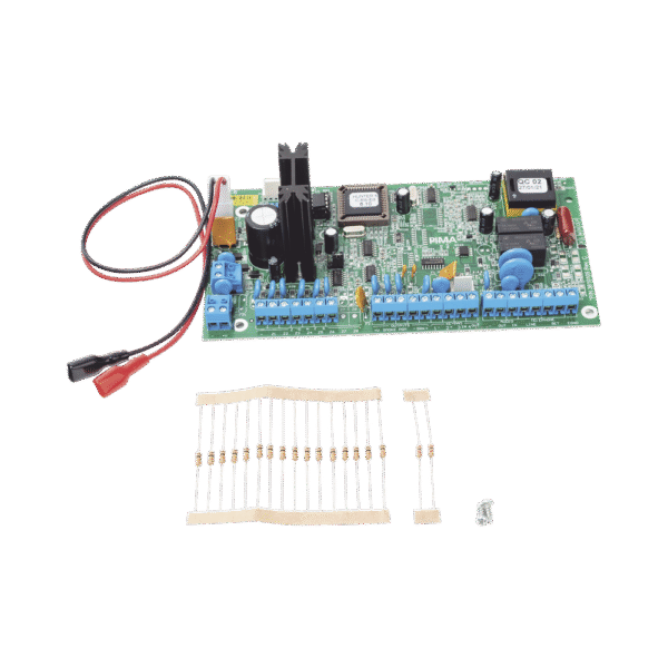 Tarjeta de Control para Panel de Alarma de 6 zonas cableadas opción de comunicación RADIO/Teléfono/GSM