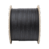 Carrete de 1 km de Fibra Óptica Drop, Interior/Exterior G.657A2 Monomodo de 1 hilo (unifibra), Dieléctrica, Forro Negro