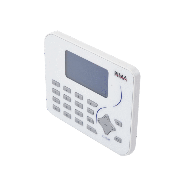KLR500-FRENTE-l Teclado Programador Ultradelgado compatible con panel FORCE