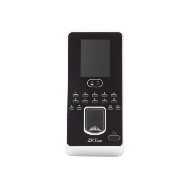 Terminal multimedia con Reconocimiento Facial / Teclado / Huella / Hasta 400 Rostros y 1,000 Huellas