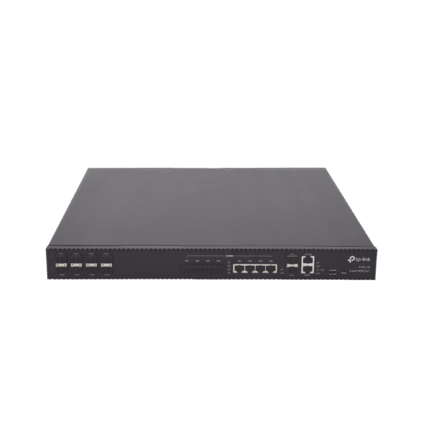 OLT de 8 puertos GPON, hasta 1024 ONUs, 4 puertos combo (RJ45 + SFP) Gigabit + 2 puertos SFP+ 10GbE, 2 fuentes AC (incluidas)
