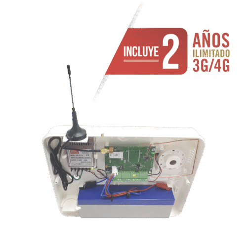 PRO4G-l Panel de Alarma Cloud / 2 Años 3G/4G Ilimitado Incluido / 32 Zonas Inalámbricas / 8 Zonas Cableadas / Programación 100% vía WEB y APP gratuita.