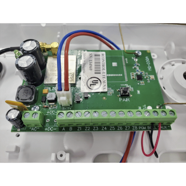 Panel de Alarma Cloud Híbrido 4G LTE / 8 Zonas Cableadas, 32 Inalámbricas / INCLUYE 2 AÑOS 3G/4GLTE ILIMITADOS / Programación 100% vía WEB / ALTA SEGURIDAD