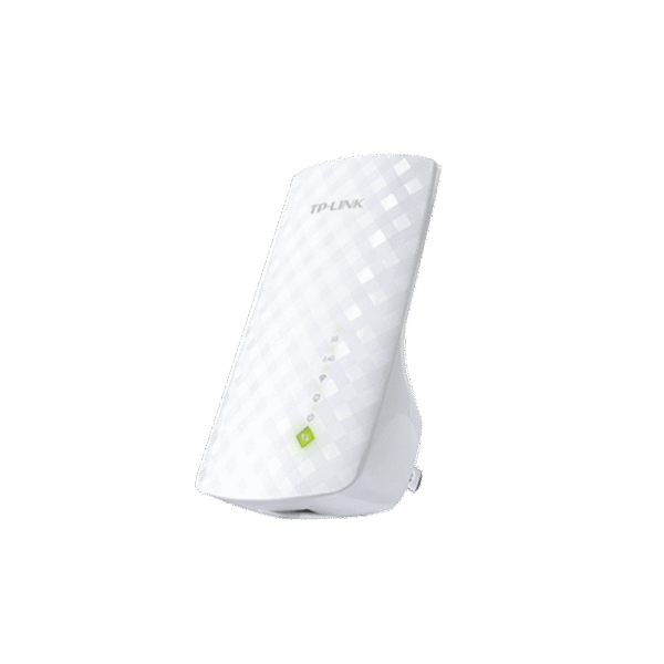 RE200-l Repetidor / Extensor de Cobertura WiFi AC, 750 Mbps, doble banda 2.4 GHz y 5 GHz, con 1 puerto 10/100 Mbps