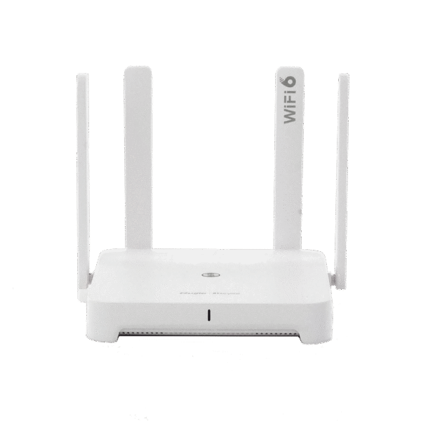 Router inalámbrico MESH 802.11ax (WI-FI 6) MU-MIMO 2x2, 5x Puertos Gigabit (1x puerto WAN Gigabit y 4 puertos LAN)