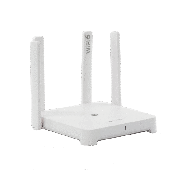 Router inalámbrico MESH 802.11ax (WI-FI 6) MU-MIMO 2x2, 5x Puertos Gigabit (1x puerto WAN Gigabit y 4 puertos LAN)