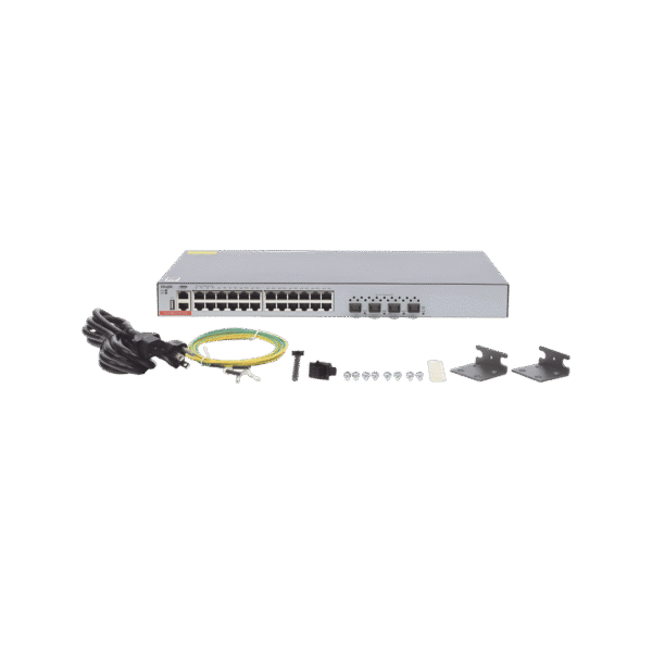 Switch Administrable de Capa 3 con 24 Puertos GE y 4x 1G/10G SFP+ Puertos de Enlace Ascendente