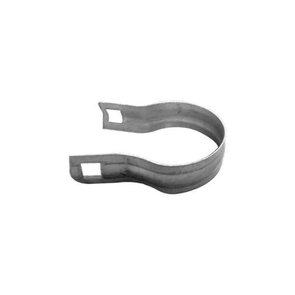 Aislador de paso o esquina con abrazadera incluida de 33-38mm para uso en tubería de malla ciclónica.