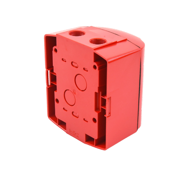 Bocina con Lámpara Estroboscópica para Exterior, con Configuración Estroboscópica Seleccionable, Color Rojo