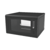 Gabinete para Montaje en Pared, con Puerta de Cristal Templado, Cuerpo Fijo, con 6 Unidades de Rack, de 19in, Fabricado en Acero