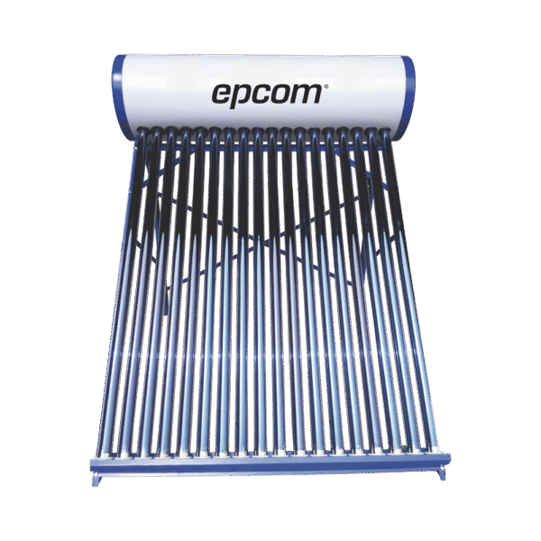 Bóiler Solar de Baja Presión con 18 Tubos de Vacío de Mayor Resistencia y Termotanque Inoxidable de Grado Alimenticio 180 L Resistentes a Granizo de Hasta 25 mm/ l, Incluye Anodo de Magnesio