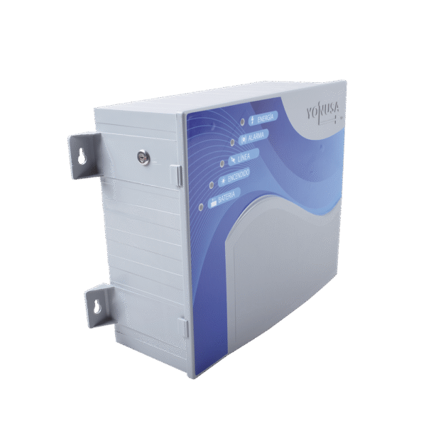 Energizador con tecnología SMT de 12,000Volts-1Joule/ 2500Mts Lineales de Protección / Cercos electricos