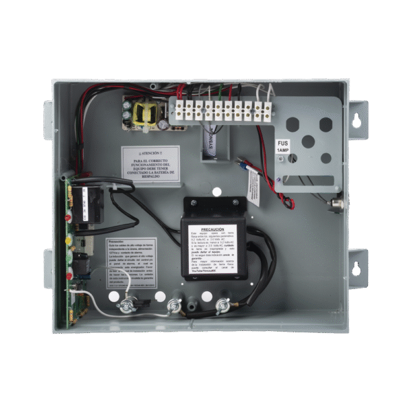 Energizador con tecnología SMT de 12,000Volts-1Joule/ 2500Mts Lineales de Protección / Cercos electricos