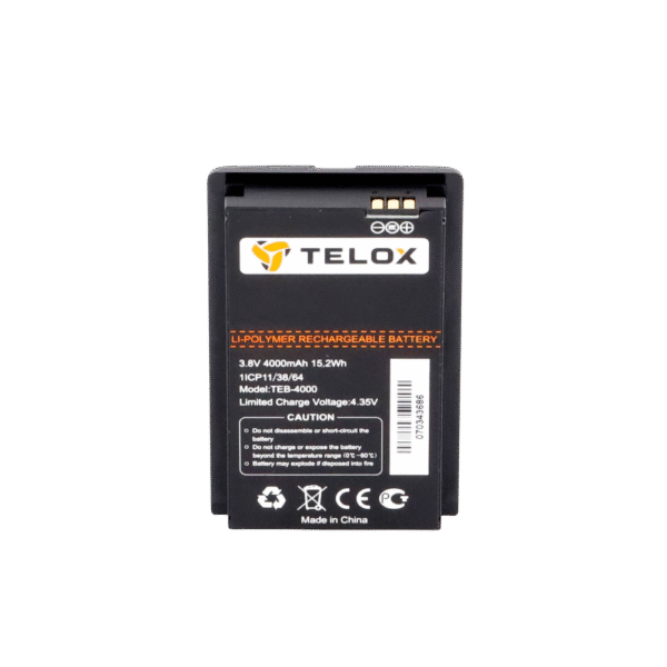 Batería de Li-Ion 4000mA Para Radios TE320 TELOX