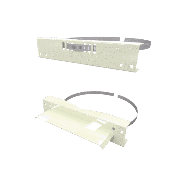 Montaje de poste para gabinete NEMA TXG-2919S, TXG-3040 y TXT-2535.