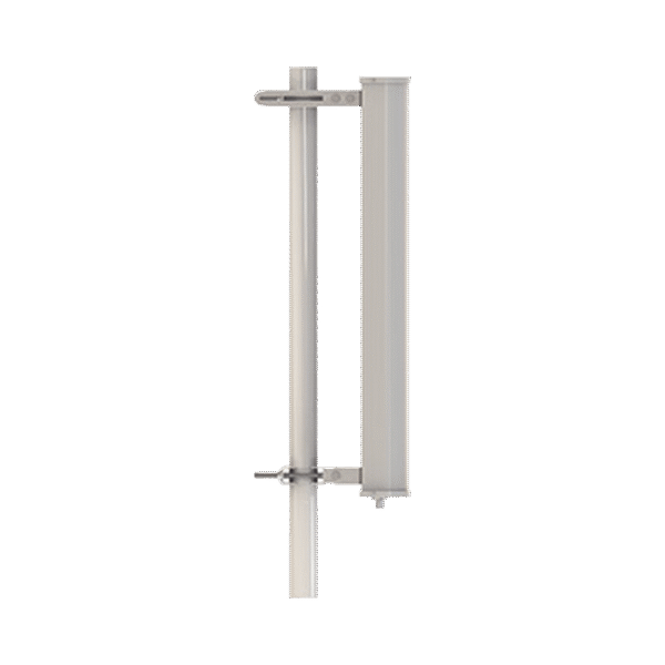 Antena Sectorial de 2.4 GHz, con angulo de apertura 180°, Ganancia 12 dBi, conector N-Hembra, Dimensiones 57.9 x 16.5 x 6.6 cm / Peso 3kg