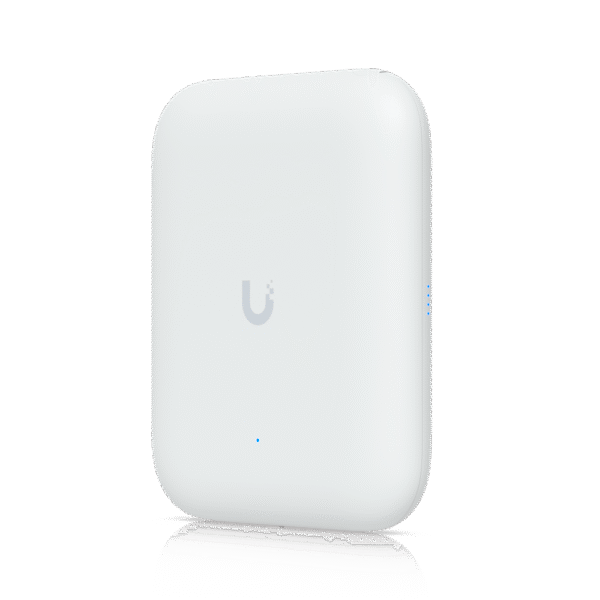 Access Point UniFi WiFi U7 Outdoor WiFi 7 802.11be doble banda, MU-MIMO 2x2 en cada banda, Puerto 2.5G, antena sectorial integrada 90° en 2.4 y 45° en 5 GHz, conectores para antenas omnidireccionales (incluidas), No incluye inyector POE