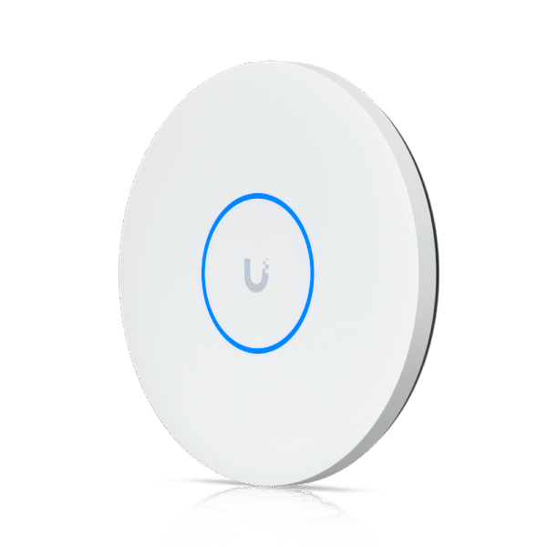 Punto de Acceso UniFi WiFi 7 Tri-banda 2.4/5/6 GHz / MU-MIMO 2x2 en cada banda / 1 puerto RJ45 10 GbE/ hasta 300 dispositivos / Montaje en Techo y Pared / PoE+