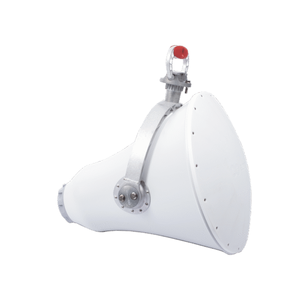 Antena direccional UltraHorn™ 5180-6400 GHz MHz, 24 dBi, ultra rechazo al ruido, conexión a radio sin pérdida y transmisión altamente direccional sin lóbulos laterales