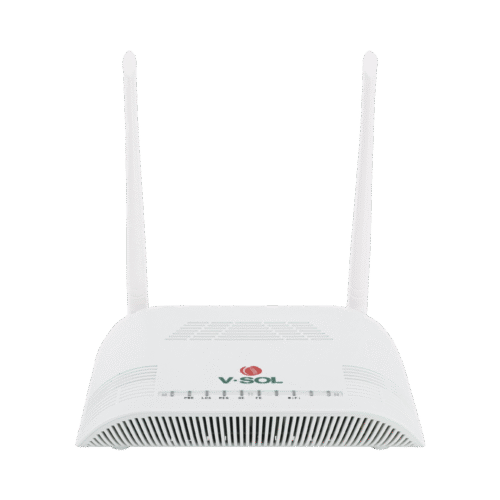 ONU Dual G/EPON con Wi-Fi en 2.4 GHz + 1 puerto LAN Gigabit + 1 puerto LAN Fast Ethernet, hasta 300 Mbps vía inalámbrico