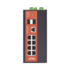Switch Industrial administrable con 2 puertos PoE bt y 6 puertos Gigabit Ethernet con PoE 802.3af/at y 24V Pasivo + 2 SFP Gigabit, 240 W