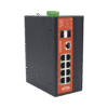 Switch Industrial administrable con 2 puertos PoE bt y 6 puertos Gigabit Ethernet con PoE 802.3af/at y 24V Pasivo + 2 SFP Gigabit, 240 W