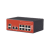 Switch Industrial PoE+ no administrable de 8 Puertos 10/100/1000Mbps + 2 SFP Combo, 150 W