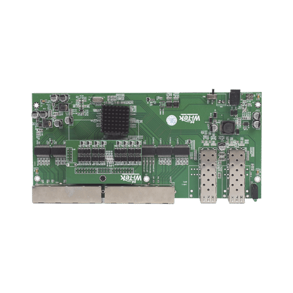 Switch WISP/FTTx con 7 puertos PoE inverso de 24V Pasivo (PoE in), 1 puerto PoE out de 24V + 2 SFP, Integrado con Gabinete NEMA IP67 para exterior