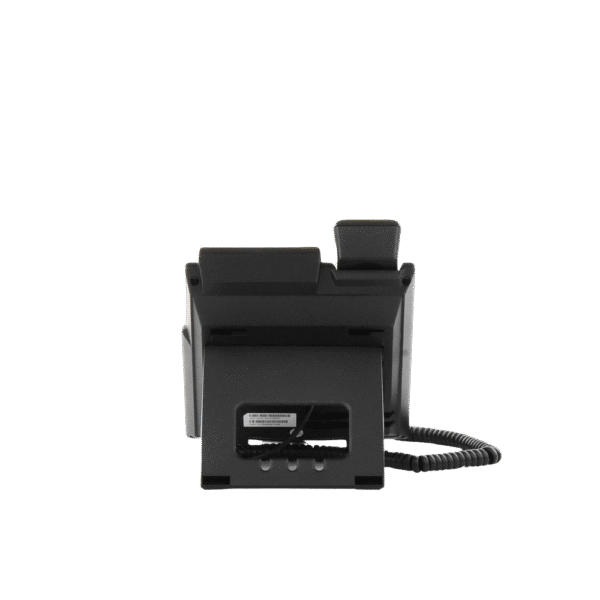 Teléfono IP empresarial para 2 lineas SIP con pantalla LCD, Códec Opus, conferencia de 3 vías, PoE.