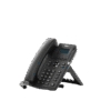 Teléfono IP empresarial para 2 lineas SIP con pantalla LCD, Códec Opus, conferencia de 3 vías, PoE.