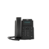 Teléfono IP empresarial para 2 lineas SIP con pantalla LCD, Códec Opus, conferencia de 3 vías, PoE.