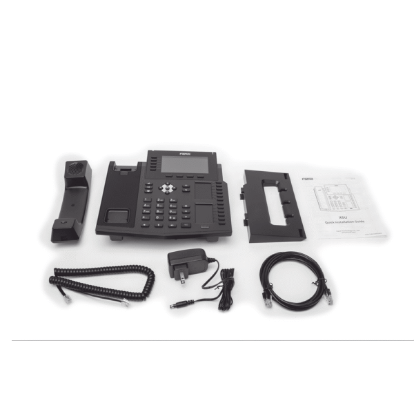 Teléfono IP Empresarial con Estándares Europeos, 20 lineas SIP con pantalla LCD a color, 60 teclas DSS/BLF, puertos Gigabit, IPv6, Opus y conferencia de 3 vías, PoE/DC