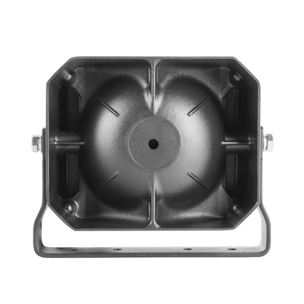 Bocina Compacta de uso rudo, 100 Watts de Potencia, Ideal para vehículos de encubierto, 8 Ohms de Impedancia