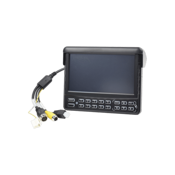 Panel de Control Dáctilar Multifuncional con Monitor de 7" / Soporta Audio de Dos Vías / Compatible con DVR´s Móviles XMR Epcom