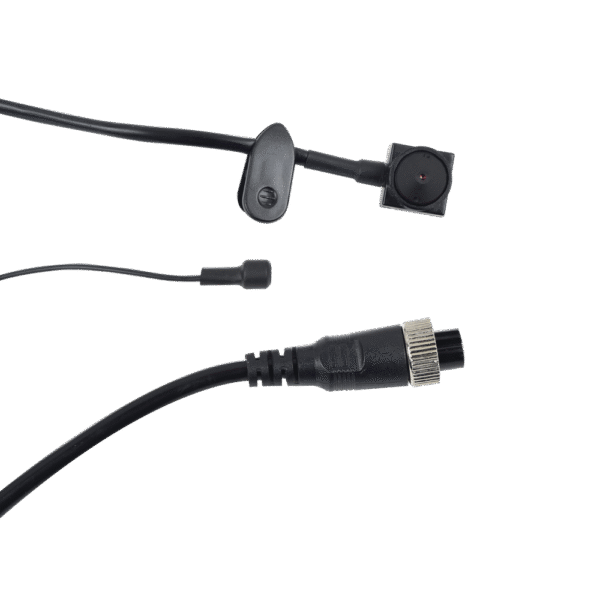 Cámara pinhole AHD de 2MP para videovigilancia móvil. Solución para interior con micrófono