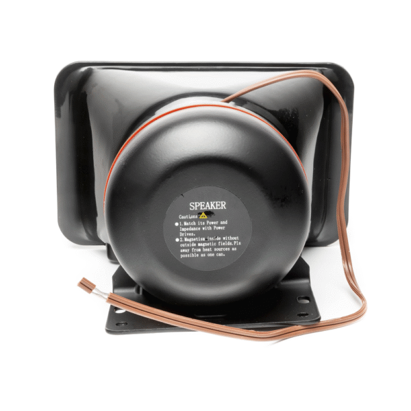 Bocina de uso Rudo, de 100 W, Alto Rendimiento y Base en Aluminio, 8 Ohms de Impedancia