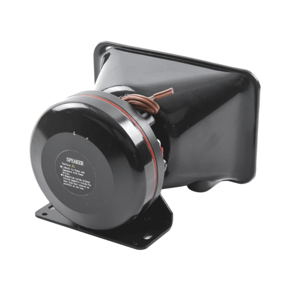 Bocina de uso Rudo, de 200 W, Alto Rendimiento y Base en Aluminio, 8 Ohms de Impedancia