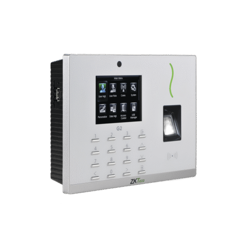 ZKG2-l Lectora Biométrica / 20,000 Huellas y Tarjetas / Sensor SilkID / PUSH ADMS / Pantalla 3.5" / Salida de Relevador